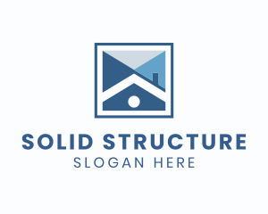 House Roof  Building logo design