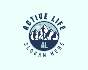 Adventure Mountain Trek logo design