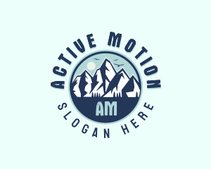 Adventure Mountain Trek logo design