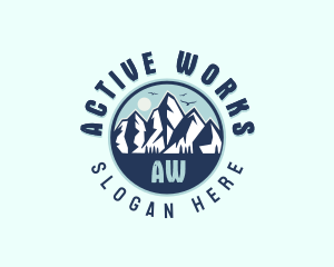 Adventure Mountain Trek logo design