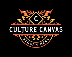 Cultural Fire Decorative logo