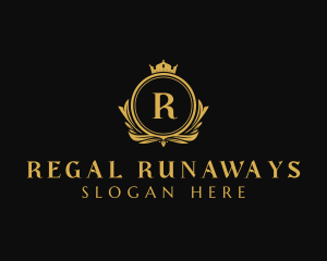 Regal Monarchy Crown logo design