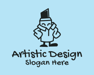 Pen Marker Artist  logo design