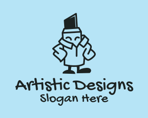 Pen Marker Artist  logo design