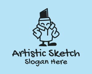 Pen Marker Artist  logo