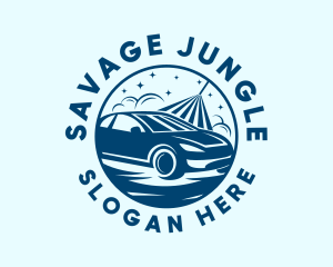 Auto Car Wash Garage logo design