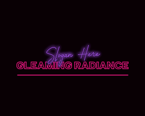 Neon Feminine Wordmark logo