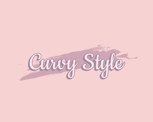 Feminine Style Watercolor logo design