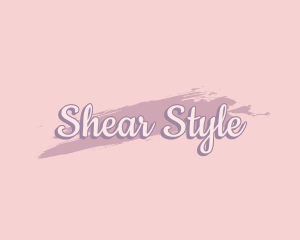 Feminine Style Watercolor logo design