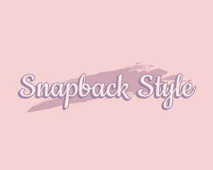 Feminine Style Watercolor logo design