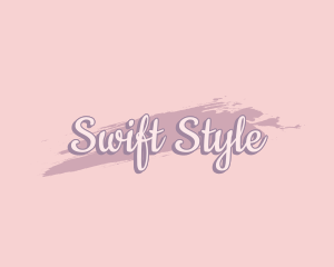 Feminine Style Watercolor logo design