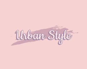 Feminine Style Watercolor logo design