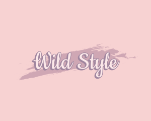 Feminine Style Watercolor logo design