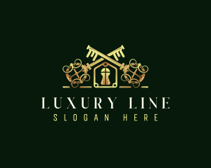 Luxury Realty Key logo design