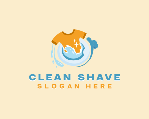 Clean Shirt Laundromat logo design