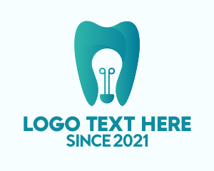 Dental Light Bulb logo