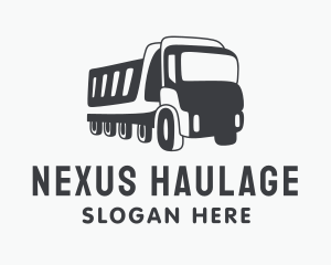 Dump Truck Transportation logo design