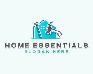 Home Construction Tools logo design