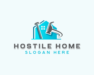 Home Construction Tools logo design