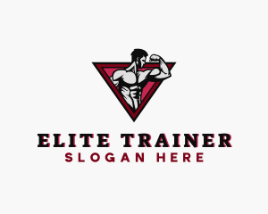 Strong Muscle Trainer logo design