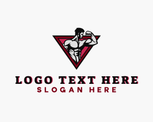 Trainer - Strong Muscle Trainer logo design