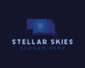 Nebraska Star Sky logo design