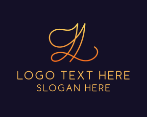 Modern Elegant Letter L logo