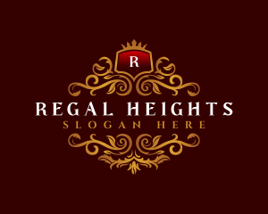 Regal Shield Crown logo design