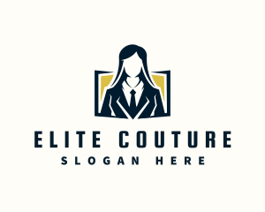 Professional Female Consultant Logo