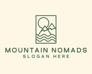 Mountain Sea Outdoor logo design