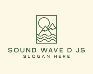 Mountain Sea Outdoor logo design