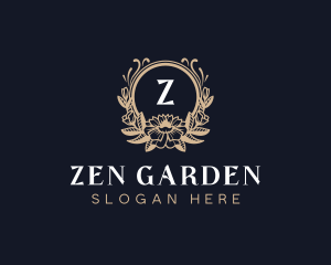 Flower Garden Wedding logo design