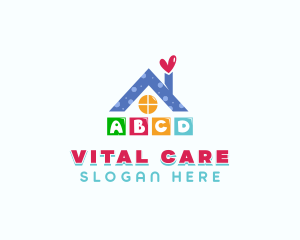 Kindergarten Daycare Nursery Logo