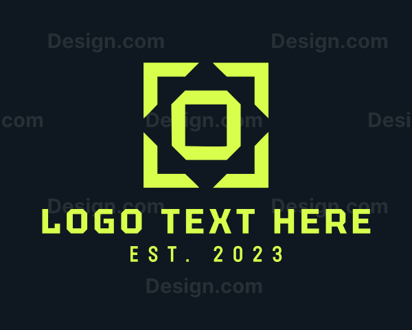 Geometric Letter O Logo