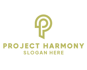 Digital Business Letter P logo