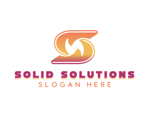 Company Business Letter S logo design