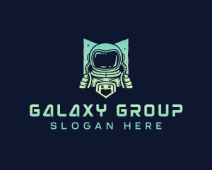 Galaxy Astronaut Astronomy logo