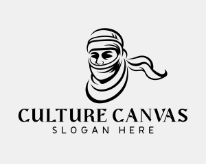 Cultural Arabian Man logo