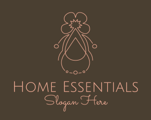 Floral Essential Oil  logo design