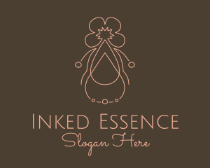 Floral Essential Oil  logo design