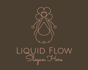 Floral Essential Oil  logo design