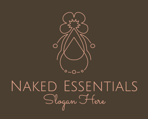 Floral Essential Oil  logo design