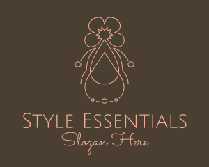 Floral Essential Oil  logo design