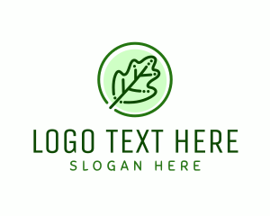 Oak Leaf Outline logo