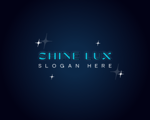 Shine Sparkle Star logo design