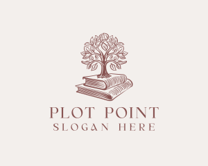 Book Literature Tree logo