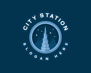 City Skyscraper Building logo design