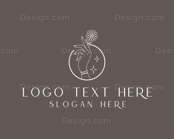 Florist Hand Decorator Logo