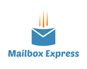 Fast Mail Envelope logo design