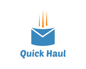 Fast Mail Envelope logo design